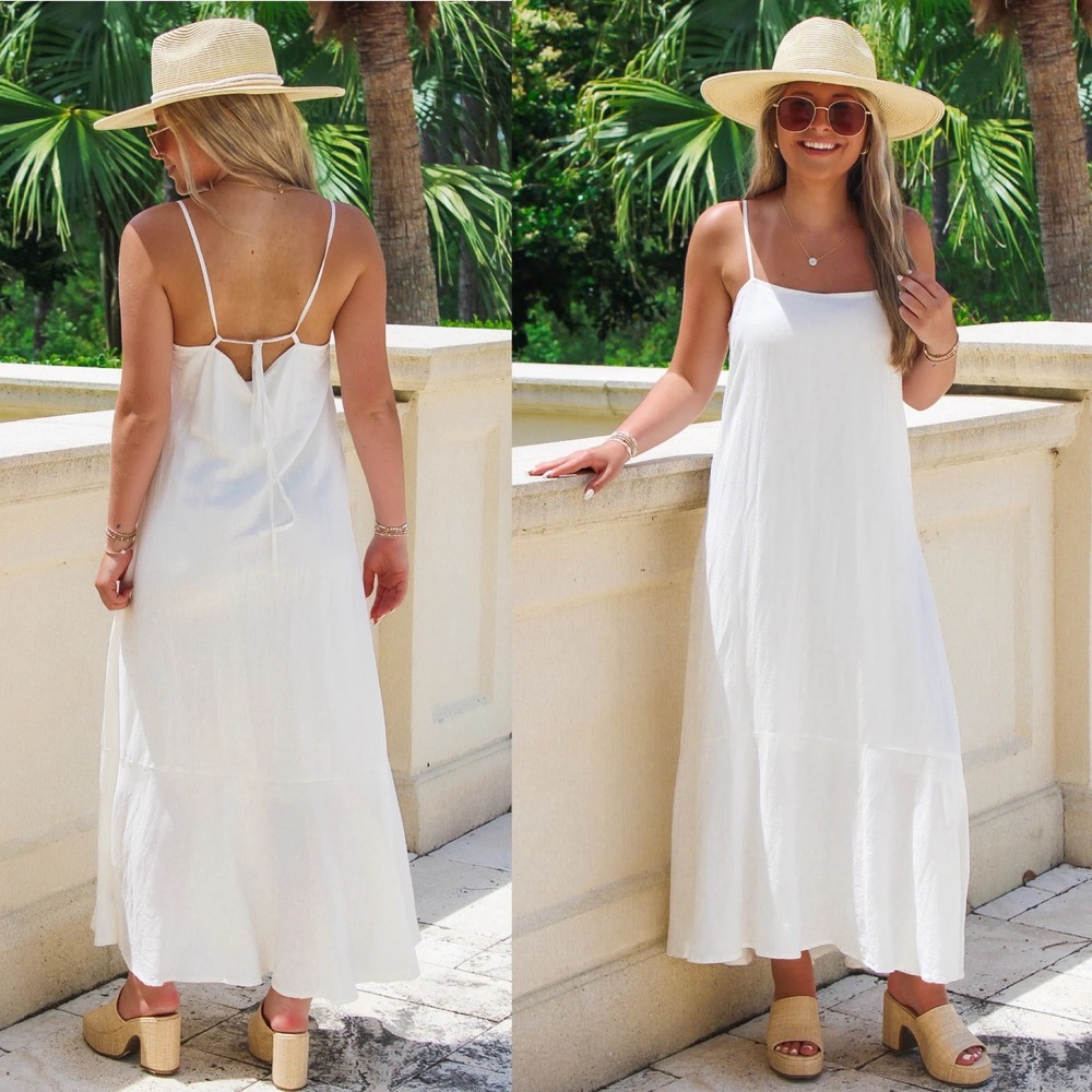 Z Supply Women's Coast Maxi Dress In White Size XSmall